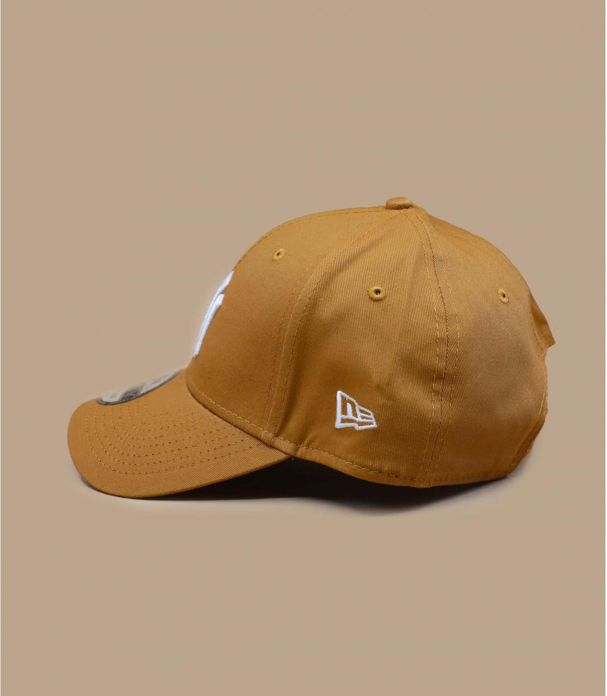 casquette NY beige blanc Casquette Colour Ess 940 NY wheat